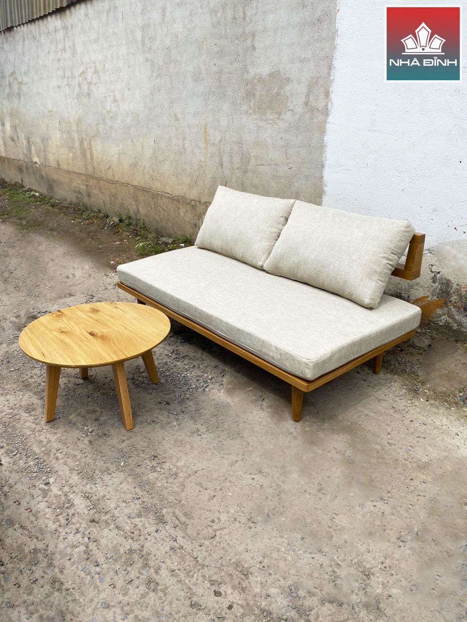 Ghế sofa gỗ Tần Bì đẹp tự nhiên, tinh tế