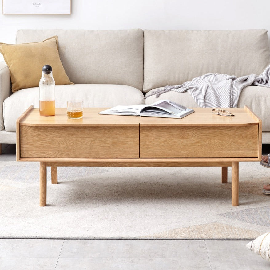 Bàn trà gỗ Sồi (Oak) cực sang chảnh