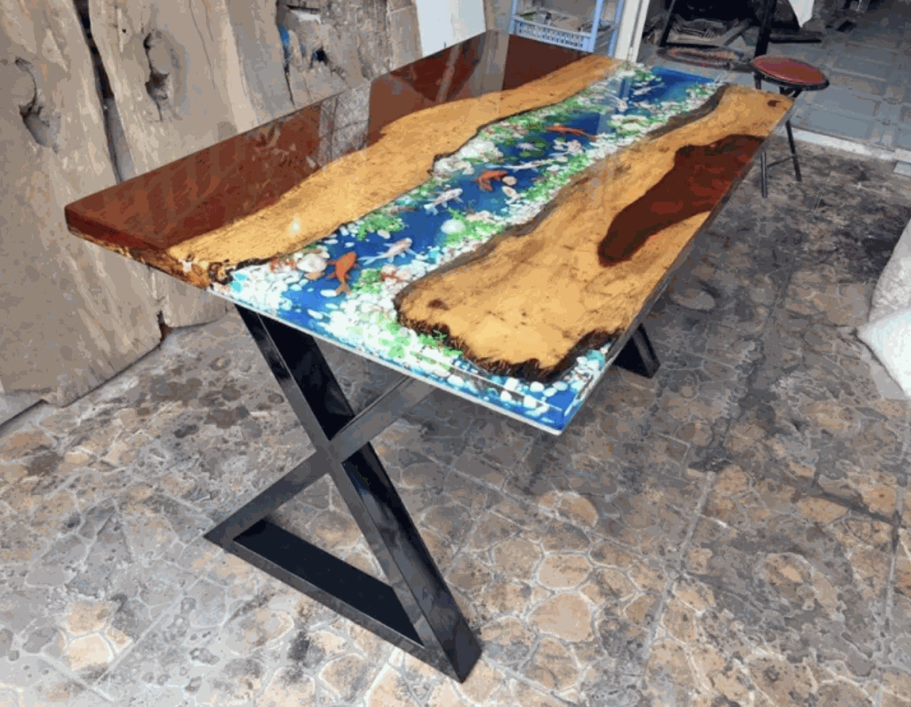 Bàn Epoxy đa dạng mẫu mã