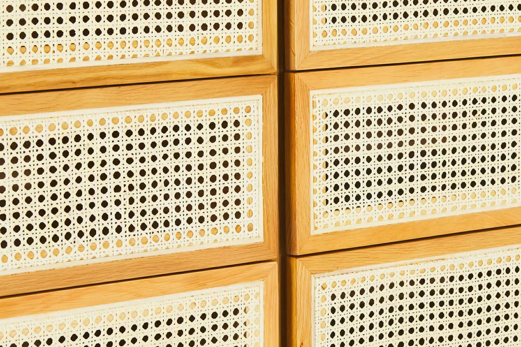 Tủ Đồ 6 Hộc Tủ Gỗ Sồi (Oak) Cao 80 Sâu 48 Ngang 135 (cm)