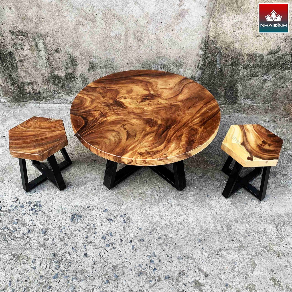 bo-ban-tra-2-ghe-go-me-tay-duong-kinh-80-cm-8093