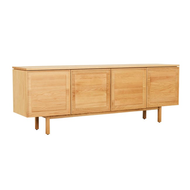 Tủ Trang Trí Gỗ Sồi Cao 71 Ngang 200 Rộng 45 (cm)