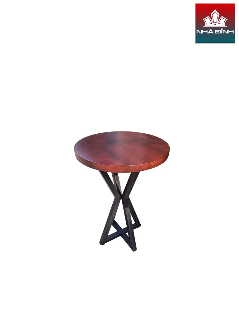 Bàn Tròn Gỗ Sồi Cao 80 Đường Kính 60 (cm)