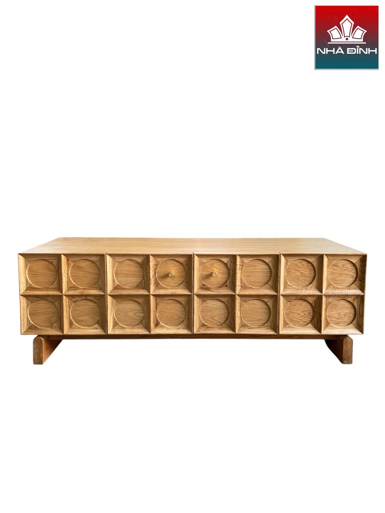 Tủ Tivi Gỗ Sồi Cao 55 Ngang 160 Rộng 50 (cm)