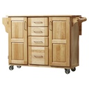 Bàn Đảo Gỗ Sồi (Oak) Cao 91 Rộng 132 Sâu 95 (cm)