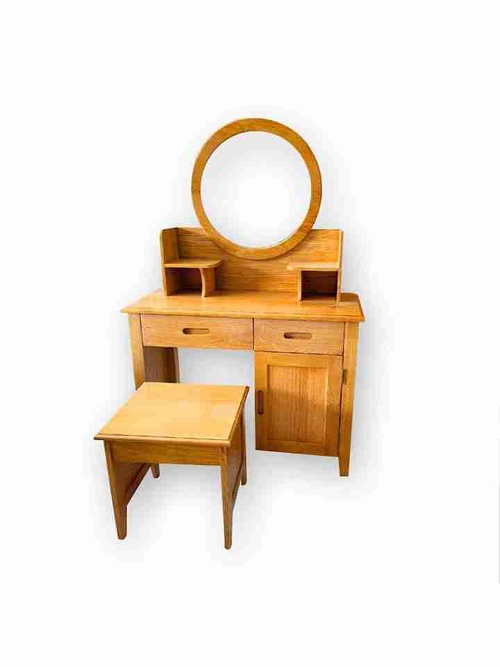 Bàn Trang Điểm Gỗ Sồi (Oak) Cao 150 Rộng 40 Dài 100 (cm)