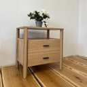 Tủ Đầu Giường Gỗ Sồi (Oak) Dài 65 Rộng 45 Cao 65 (cm)