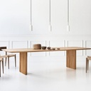 Bàn Ăn Gỗ Sồi (Oak) Dài 180 Ngang 80 Cao 75 (cm)