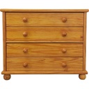 Tủ Trang Trí 4 Hộc Kéo Gỗ Thông Dài 90 Rộng 41 Cao 74 (cm)