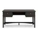 Bàn Làm Việc Sơn Đen Gỗ Thông Cao 76 Rộng 152 Sâu 77 (cm)