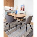 Bàn Ăn Gỗ Sồi Cao 75 Ngang 170 Rộng 100 (cm)