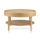 Bàn Trà Gỗ Sồi Cao 40 Đường Kính 80 (cm)