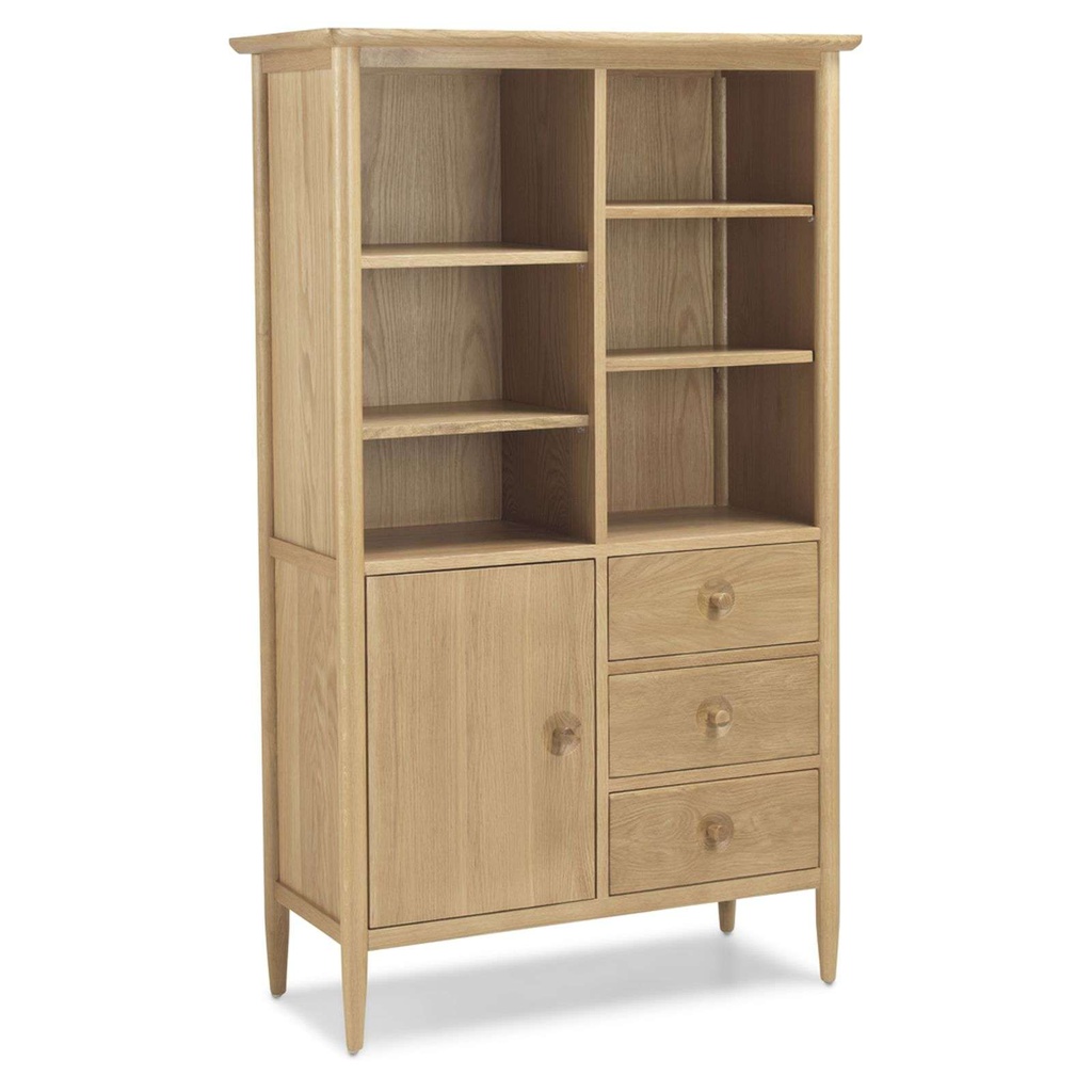 Tủ Trang Trí Gỗ Sồi Cao 177 Ngang 80 Rộng 40 (cm)