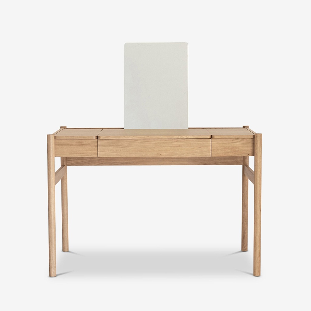 Bàn Trang Điểm Gỗ Sồi Cao 126 ngang 110.5 rộng 59 (cm)