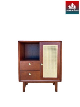 [OAKTTT195] Tủ Trang Trí Gỗ Sồi Cao 80 Rộng 65 Sâu 40 (сm)