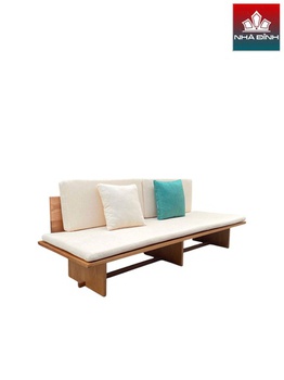 [OAKSF35] Ghế Sofa Gỗ Sồi Cao 70 Ngang 232 Rộng 80 (cm)