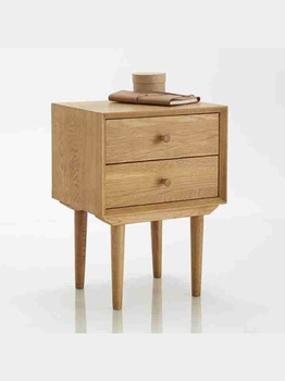 [OAKGI186] Tủ Đầu Giường Gỗ Sồi Cao 55 Ngang 40 Sâu 33 (cm)