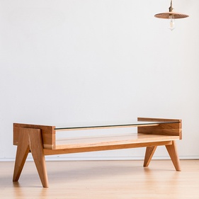 [ASHBSF3] Bàn Sofa Gỗ Tần Bì (Ash) Cao 40 Rộng 120 Sâu 46 (cm)