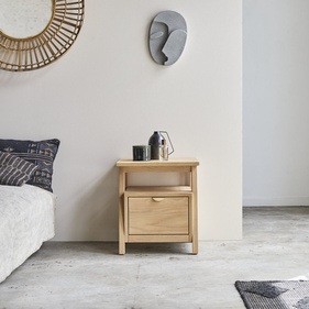 [OAKTDG13] Tủ Đầu Giường Gỗ Sồi (Oak) Cao 50 Ngang 45 Sâu 40 (cm)