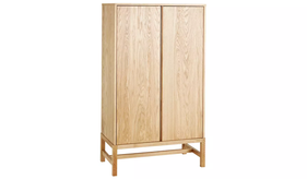 [OAKT65] Tủ Đựng Chén Bát Gỗ Sồi Cao 140 Ngang 80 Rộng 45 (cm)