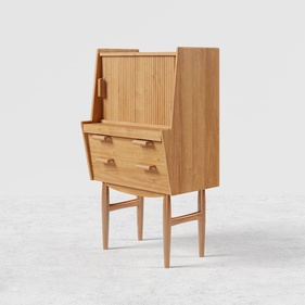 [OAKBTD54] Bàn Trang Điểm Gỗ Sồi Cao 123 Ngang 70 Rộng 48 (cm)