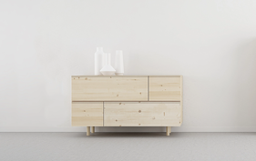 [GTTTT46] Tủ Trang Trí Gỗ Thông Cao 60 Ngang 90 Rộng 45 (cm)