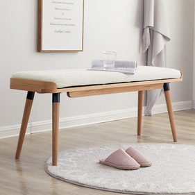 [OAKGBAN74] Ghế Băng Gỗ Sồi Cao 45 Ngang 120 Rộng 35 (cm)