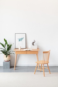 [OAKBLV202] Bàn Làm Việc Gỗ Sồi Cao 75 Ngang 70 Rộng 48 (cm)